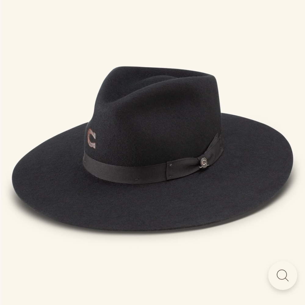 Charlie 1 Horse black felt hat